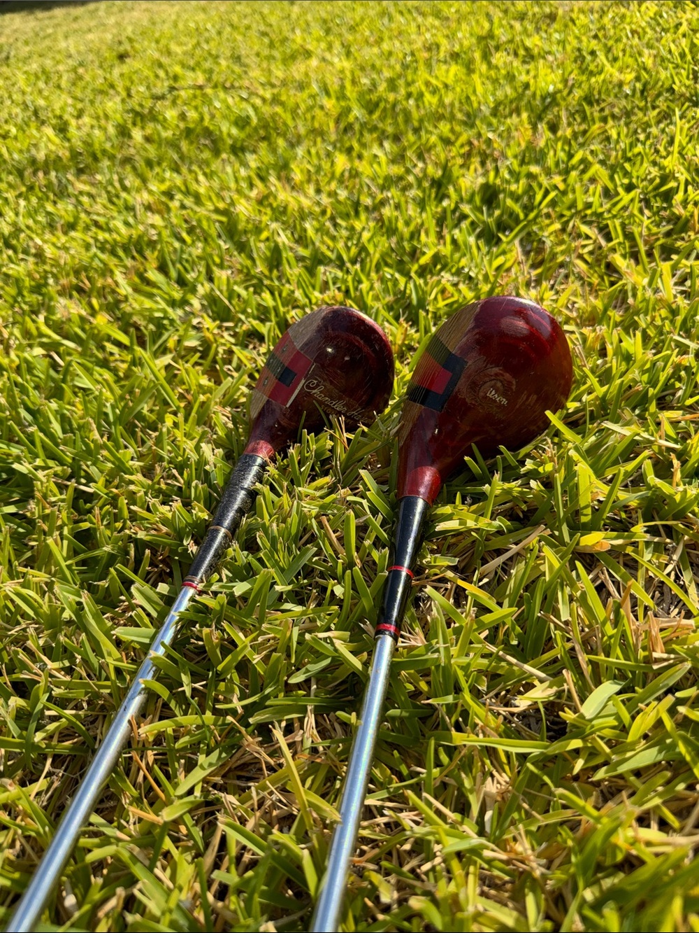 Wilson Men's Red Wooden Golf Clubs